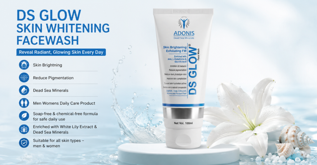 best dead sea minerals face wash for glowing skin