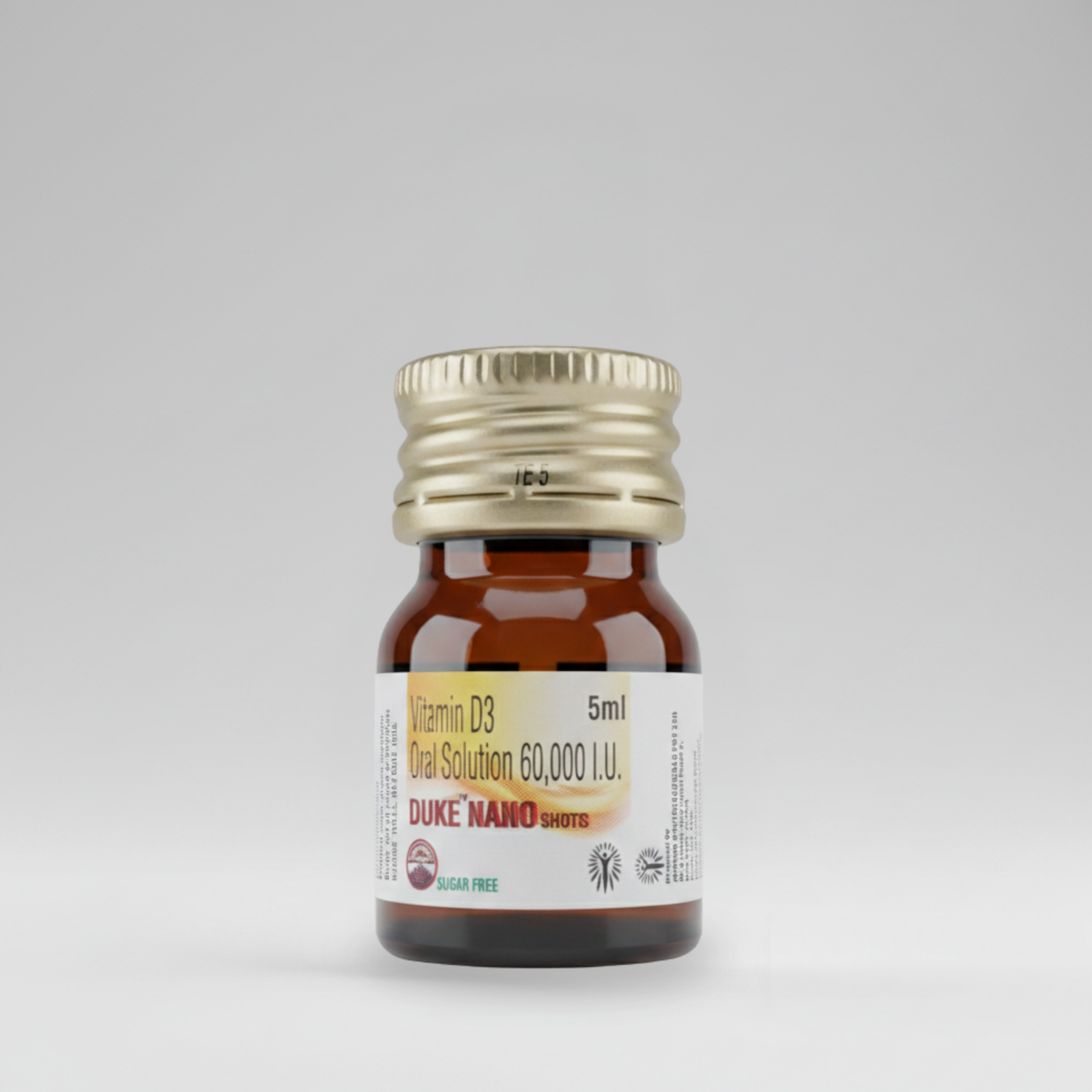 DUKE NANO SHOTS Vitamin D3 | 4x5ml Bottles Sugar Free Nano Shots | Liquid Supplement for Healthy Bones
